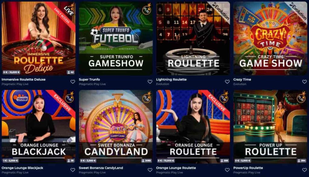 NineWin Live Games