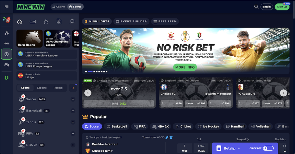 NineWin Sports Book